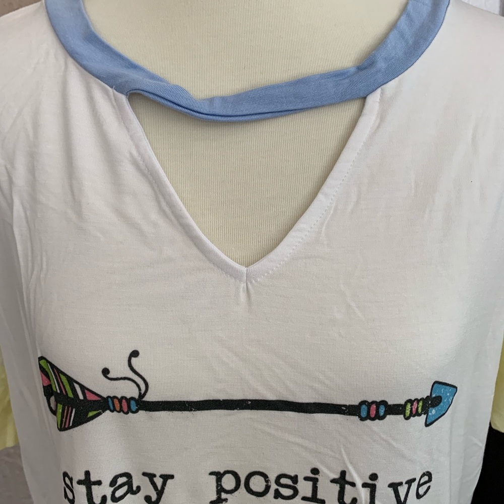 🌟SALE🌟Positive Message Top - Picture 3 of 3